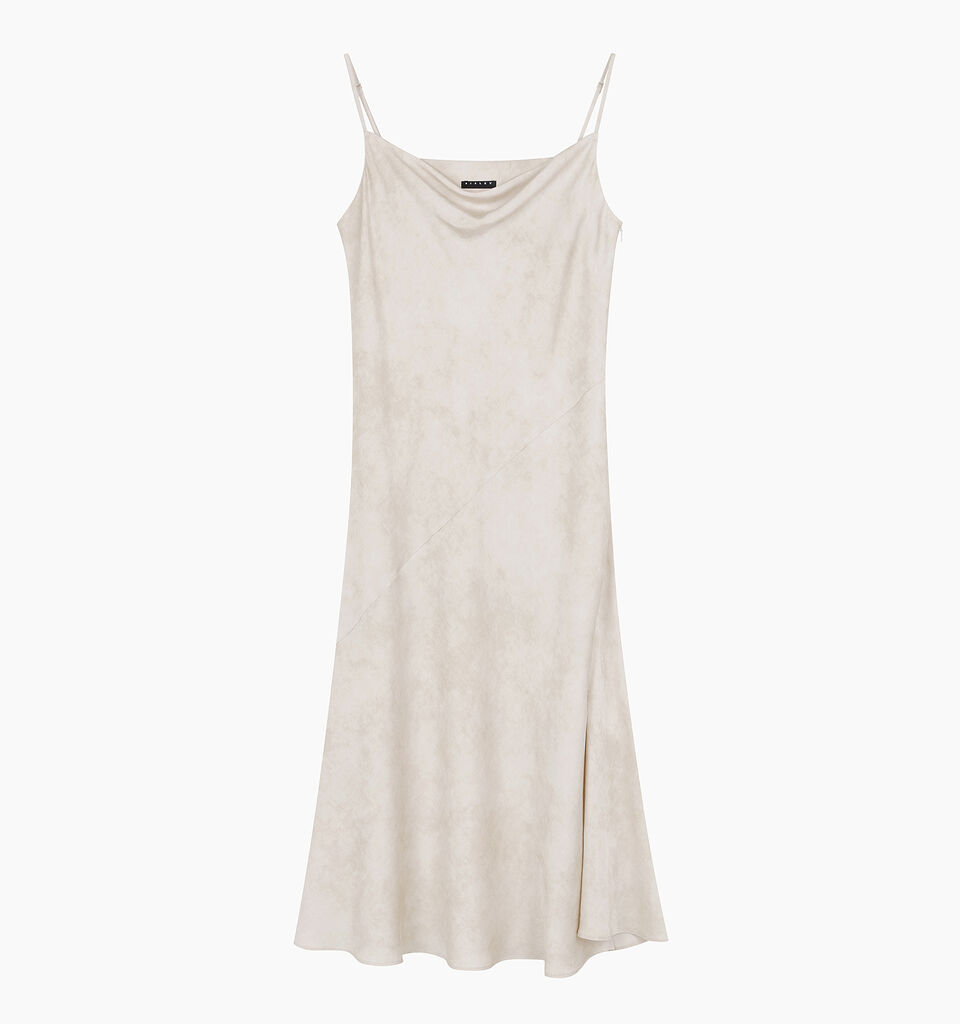DRESS - sisley k midi dresses - Beige | Sisley K image number 1
